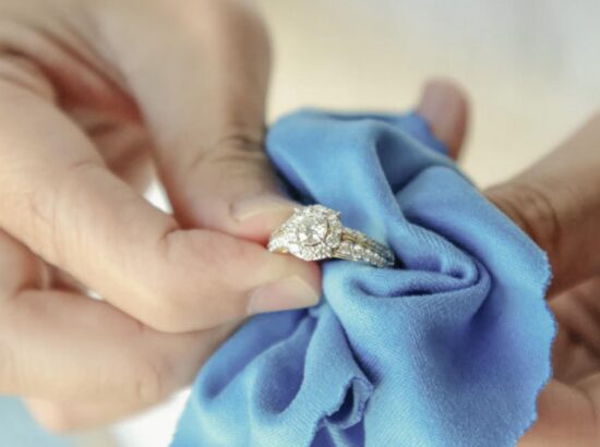 Can you clean a diamond ring with hydrogen peroxide?