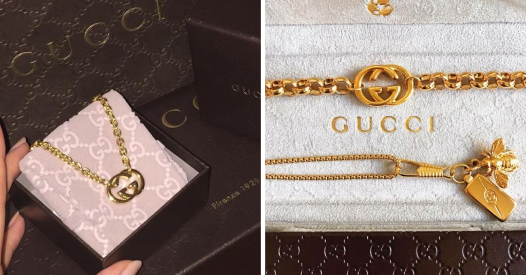 How can you tell if Gucci jewelry is real?