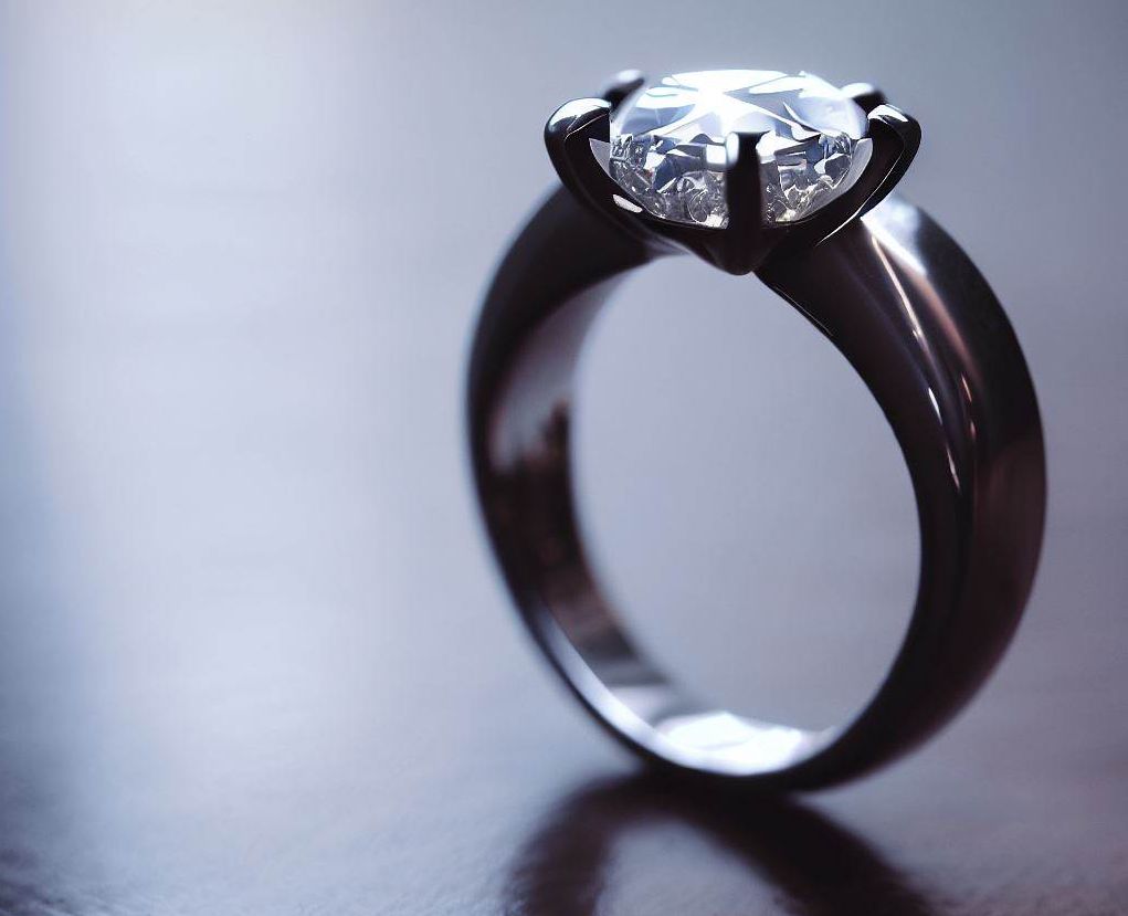 A platinum ring